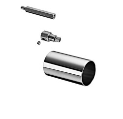 SCHELL - Prodlužovací sada D-C-M pro CVD elektroniku, podomítková instalace, chrom (018890699)