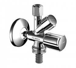 SCHELL - QUICK Kombinovaný rohový ventil, chrom (035040699)