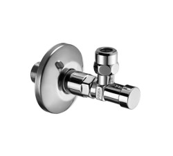 SCHELL - Rohové ventily Rohový regulační ventil se zabezpečeným ovládáním, prodloužený, chrom (054060699)