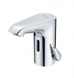 SCHELL - Xeris E Elektronická umyvadlová baterie, síťové napájení 9 V DC, Bluetooth, chrom (002550699)