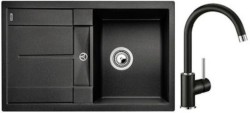 Set dřezu a baterie Blanco Metra 45 S 78x50 cm antracit SETB1 (SETB1)