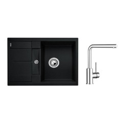 Set dřezu a baterie Blanco Metra 45 S 78x50 cm antracit SETB3 SETB3 (SETB3)