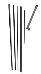 Set pro walk-in SAT Walk-In Xmotion černá SIKOWIXMPROFILSTC (SIKOWIXMPROFILSTC)