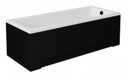 Set vanových panelů BESCO UNI BLACK - Rozměr vany - 130 × 70  (OLVTER13CBPB)