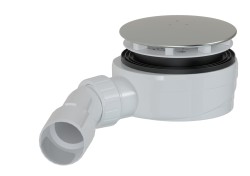 Sifon ke sprchové vaničce SAT Project 90 mm nerez plast SATESLIM90CR (SATESLIM90CR)