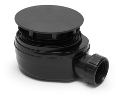 Sifon Optima ke sprchové vaničce průměr 90 mm, nízký černá ESLIMCR90BL (ESLIMCR90BL)