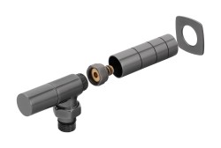 SIKO - Termostatický ventil PAUL kov PVD Gun metal VENTILYPAULBLL (VENTILYPAULBLL)