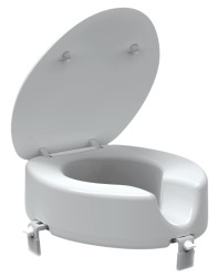 SIKO - Zvýšené sedátko 12 cm na WC pro seniory, bílá INVALWCSED (INVALWCSED)