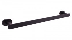 SLEZAK-RAV - Držák ručníků 506 mm černá matná Koupelnový doplněk YUKON, Barva: černá matná (YUA0701/50CMAT)