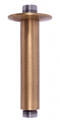 SLEZAK-RAV - Držák stropní pro hlavovou sprchu 15 cm stará mosaz, Barva: stará mosaz (MD0311SM)