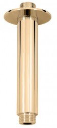 SLEZAK-RAV - Držák stropní pro hlavovou sprchu 15 cm zlato, Barva: zlato (MD0311Z)
