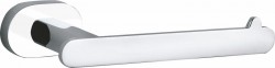 SLEZAK-RAV - Držák toaletního papíru  chrom/bílá Koupelnový doplněk YUKON, Barva: chrom/bílá (YUA0402CB)