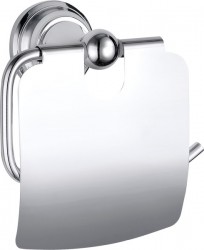 SLEZAK-RAV - Držák toaletního papíru s krytem chrom Koupelnový doplněk MORAVA RETRO, Barva: chrom (MKA0400)