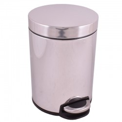 SLEZAK-RAV - Odpadkový koš, 5 litrů Koupelnový doplněk COLORADO, Barva: nerez lesk (COA1305)