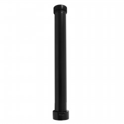 SLEZAK-RAV - Prodloužení k tyči ke sprchovému kompletu, Barva: černá matná, Rozměr: 20 cm (MD0685-20CMAT)
