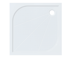 Sprchová vanička čtvercová SAT Limnew 90x90 cm litý mramor LIMNEW90Q (LIMNEW90Q)