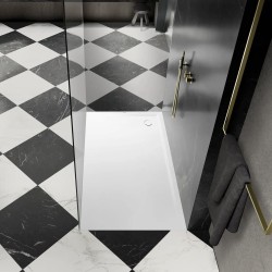 Sprchová vanička obdélníková Kaldewei Superplan 120x90 cm smaltovaná ocel alpská bílá 385100010001 (385100010001)
