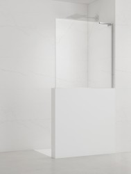 Sprchová zástěna SAT walk-in 90 cm na sníženou příčku SATBWIS90ZAVP (SATBWIS90ZAVP)