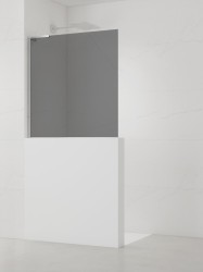 Sprchová zástěna SAT walk-in 90 cm na sníženou příčku SATBWISKS90ZAVL (SATBWISKS90ZAVL)