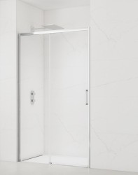 Sprchové dveře 140 cm, bezbariérový vstup, SAT TEX BB SATTEXDBB140CRT (SATTEXDBB140CRT)