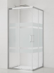 Sprchový kout čtverec 80x80 cm SAT TEX SIKOTEXQ80CRS (SIKOTEXQ80CRS)