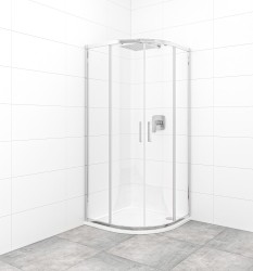 Sprchový kout čtvrtkruh 80x80 cm SAT TEX SATBKTEXS80CRT (SATBKTEXS80CRT)