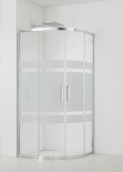 Sprchový kout čtvrtkruh 80x80 cm SAT TEX SIKOTEXS80CRS (SIKOTEXS80CRS)