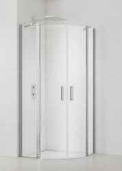 Sprchový kout čtvrtkruh 90x90 cm SAT Fusion SATFUSP90CRT (SATFUSP90CRT)