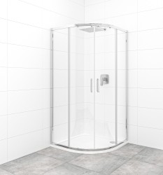 Sprchový kout čtvrtkruh 90x90 cm SAT TEX SATBKTEXS90CRT (SATBKTEXS90CRT)