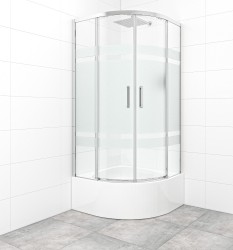 Sprchový kout čtvrtkruh 90x90 cm SAT TEX SIKOTEXS90CRS170 (SIKOTEXS90CRS170)