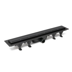 Sprchový žlab SAT 80 cm plast černý mat ZLAB80BL (ZLAB80BL)