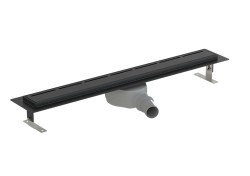 Sprchový žlab SAT 85 cm nerez černý ZLAB90NRZBL (ZLAB90NRZBL)