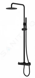 STEINBERG - 100 Sprchový set s termostatem, průměr 200 mm, matná černá (100 2721 S)