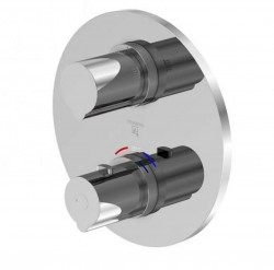 STEINBERG - 100 Termostatická baterie pod omítku pro 2 spotřebiče, chrom (100 4133 3)