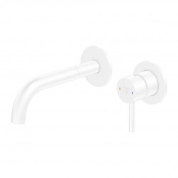 STEINBERG - 100 Umyvadlová baterie pod omítku, 2-otvorová instalace, matná bílá (100 1814 3 W)