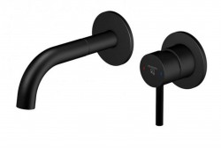 STEINBERG - 100 Umyvadlová baterie pod omítku, 2-otvorová instalace, matná černá (100 1804 3 S)