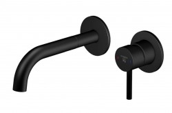 STEINBERG - 100 Umyvadlová baterie pod omítku, 2-otvorová instalace, matná černá (100 1814 3 S)