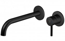 STEINBERG - 100 Umyvadlová baterie pod omítku, 2-otvorová instalace, matná černá (100 1824 3 S)