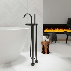 STEINBERG - 100 Vanová baterie do podlahy, matná černá (100 1162 S)