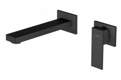 STEINBERG - 160 Umyvadlová baterie pod omítku, 2-otvorová instalace, matná černá (160 1814 3 S)