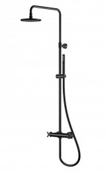 STEINBERG - 250 Sprchový set s termostatem, průměr 20 cm, matná černá (250 2721 S)