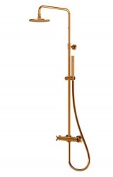 STEINBERG - 250 Sprchový set s termostatem, průměr 20 cm, růžové zlato (250 2721 RG)