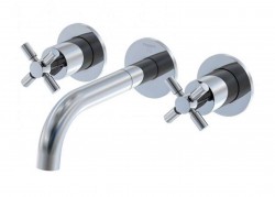 STEINBERG - 250 Umyvadlová baterie pod omítku, 3-otvorová instalace, s tělesem, chrom (250 1902)