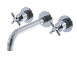 STEINBERG - 250 Umyvadlová baterie pod omítku, 3-otvorová instalace, s tělesem, chrom (250 1916)