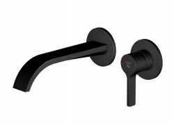 STEINBERG - 280 Umyvadlová baterie pod omítku, 2-otvorová instalace, matná černá (280 1814 3 S)