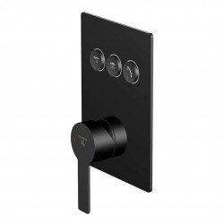 STEINBERG - 390 Baterie pod omítku pro 3 spotřebiče, matná černá (390 2231 3 S)