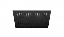 STEINBERG - 390 Hlavová sprcha, 45x45 cm, matná černá (390 6412 S)