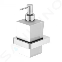 STEINBERG - 420 Dávkovač mýdla s držákem, matné sklo/chrom (420 8001)