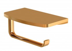 STEINBERG - 450 Držák toaletního papíru s poličkou, růžové zlato (450 2820 RG)