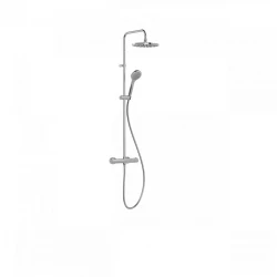 Tres BASE PLUS chrom sprchový set termostatický nástěnný s hlavovou a ruční sprchou 21639301 (TG 21639301)